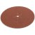 Sliberondel Red 150 mm x 8 mm Centerhul