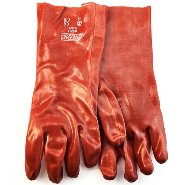 Kemikaliebeskyttelseshandske PVC 35cm