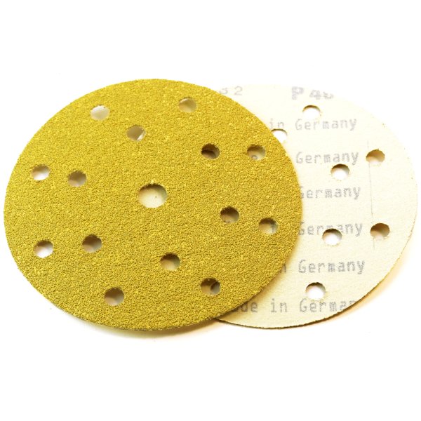 Sliberondel Gold 514 15-hul 150mm