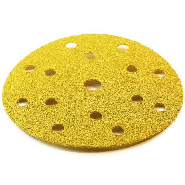 Sliberondel Gold 514 15-hul 150mm