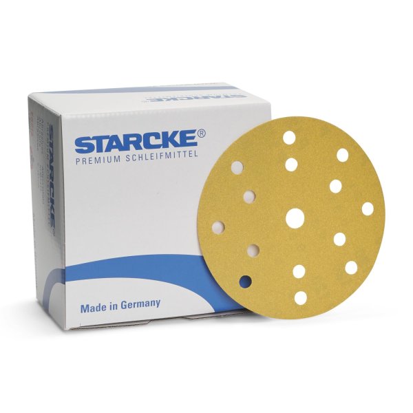 Sliberondel Gold 514 15-hul 150mm