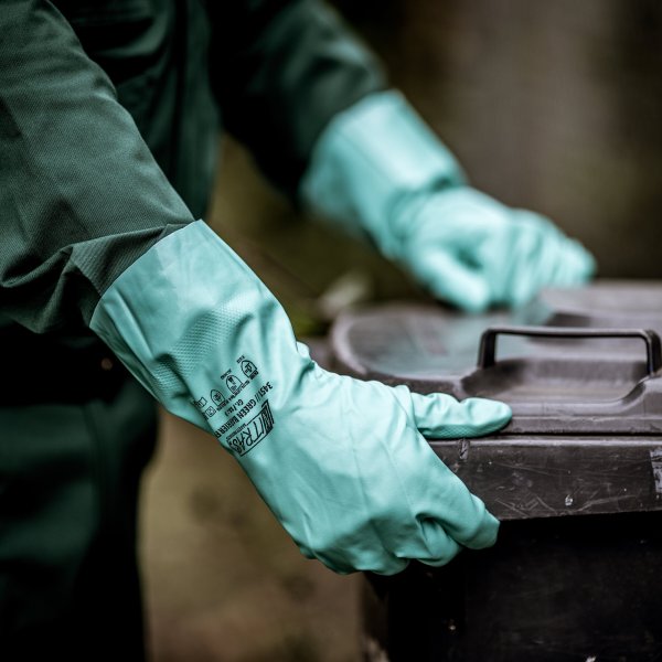 Kemikaliehandske Green Barrier