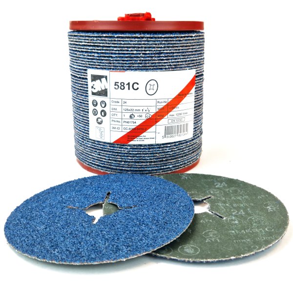 3M Fiberrondel 581C 22 x 125mm