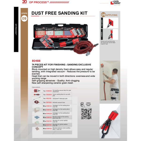 Ergo-Liss Dust Sanding Set