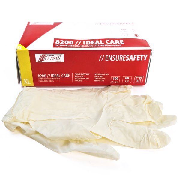 Latex Engangshandsker 100-P