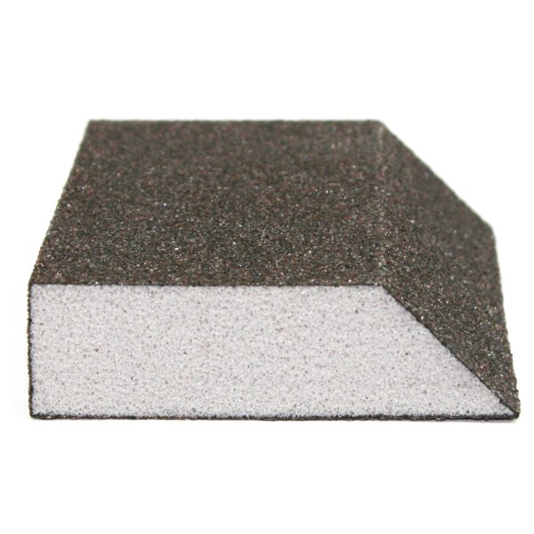 Slibesvampe Vinklet 25 x 85 x 115mm