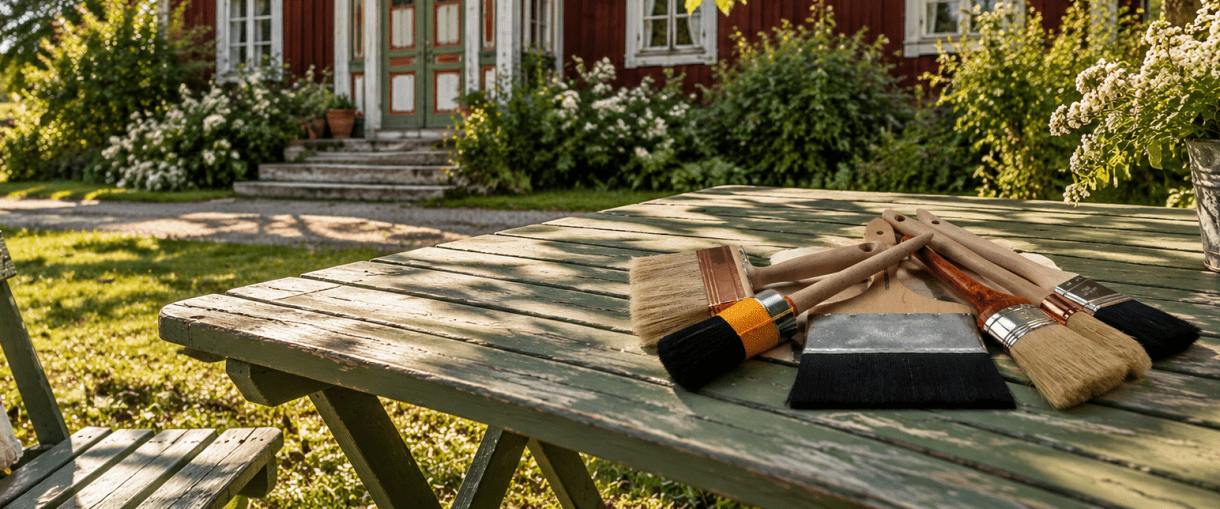 Pensler til linoliemaling og traditionelt malerarbejde
